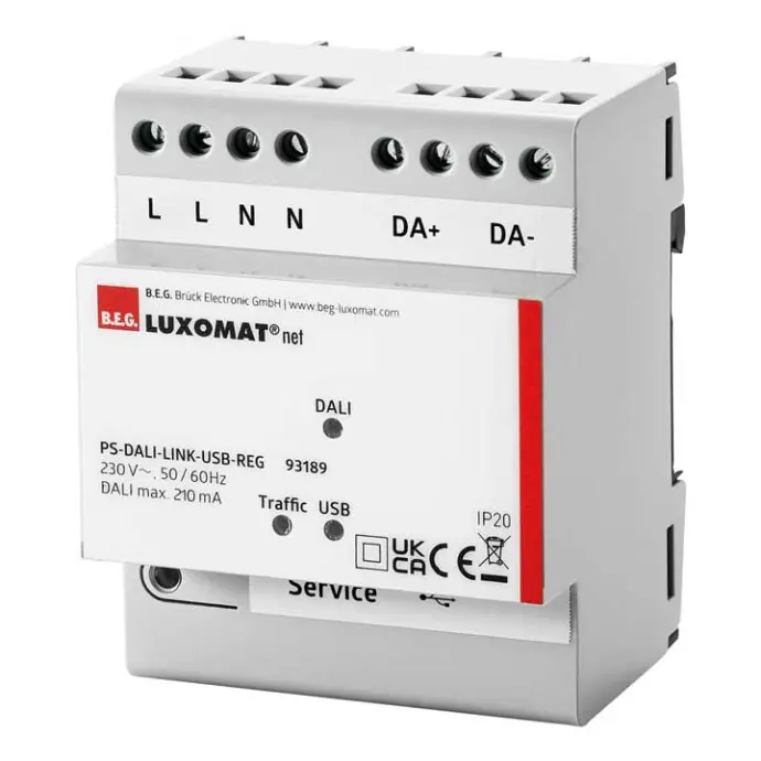 B.E.G. LUXOMAT PS-DALI-LINK-USB-REG Netzgerät mit USB- und DALI-Schnittstelle