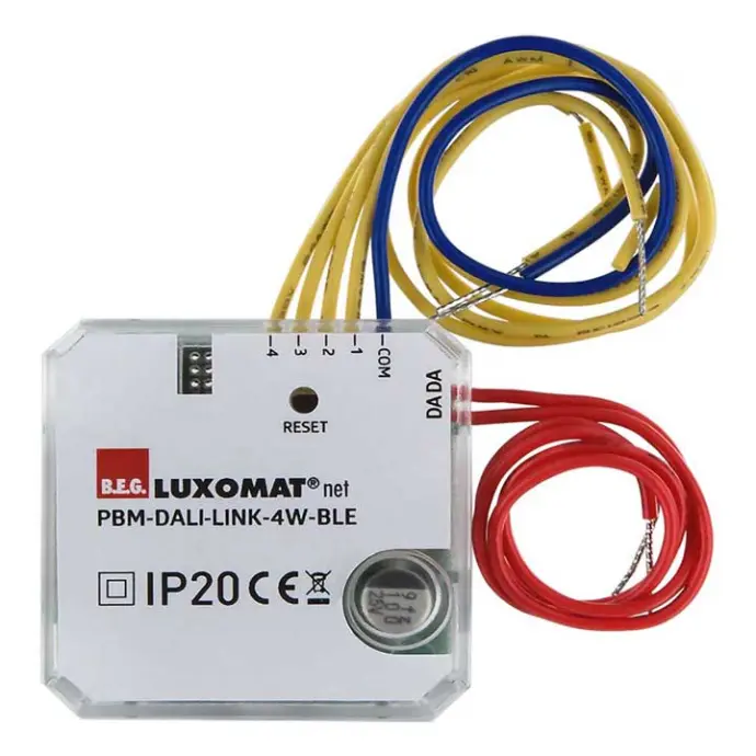 B.E.G. LUXOMAT PBM-DALI-LINK-4W-BLE DALI-Schnittstellenmodul mit Bluetooth