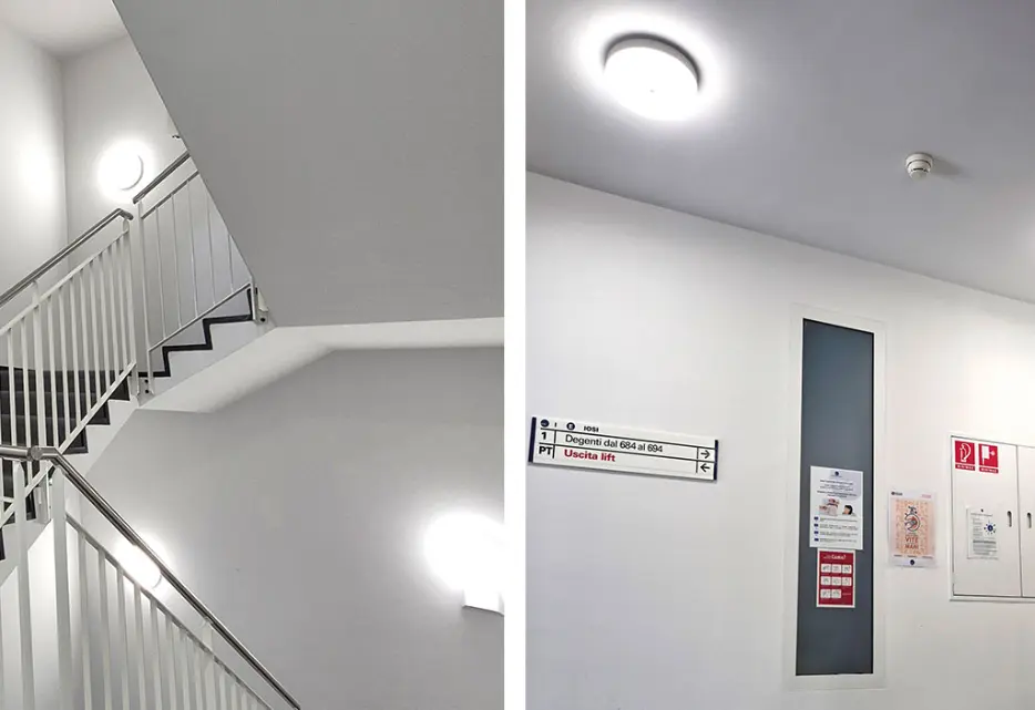 TRIVALITE-Leuchten lassen sich schnell installieren und sind sofort einsatzbereit. Durch TRIVALITE-Leuchten lassen sich bestehende Beleuchtungen mühelos modernisieren und Treppenhäuser energieeffizienter betreiben.