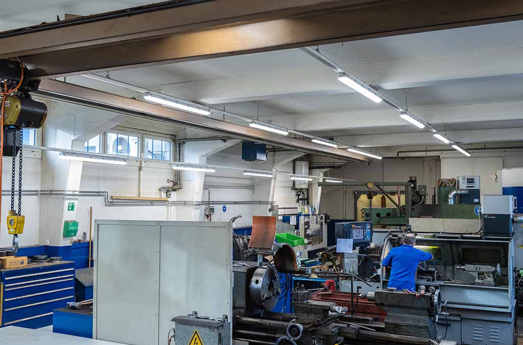 TRIVALITE Retrofit dans un hall de production