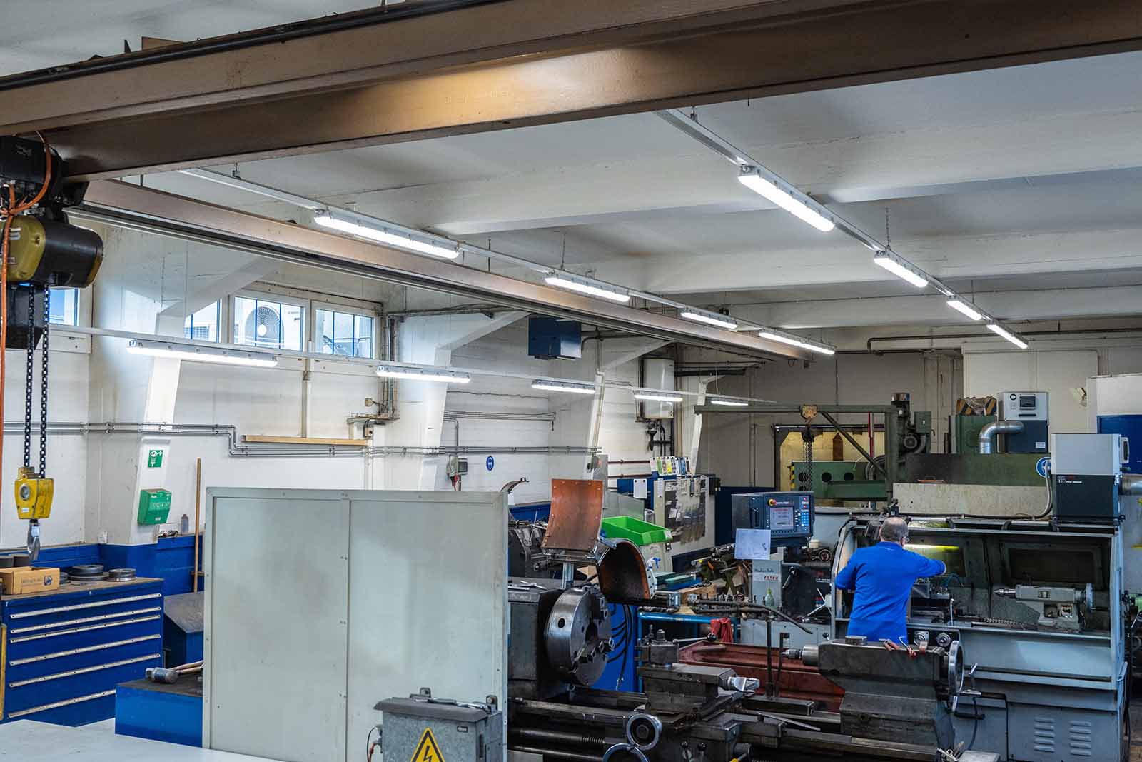 TRIVALITE Retrofit  in Produktionshalle