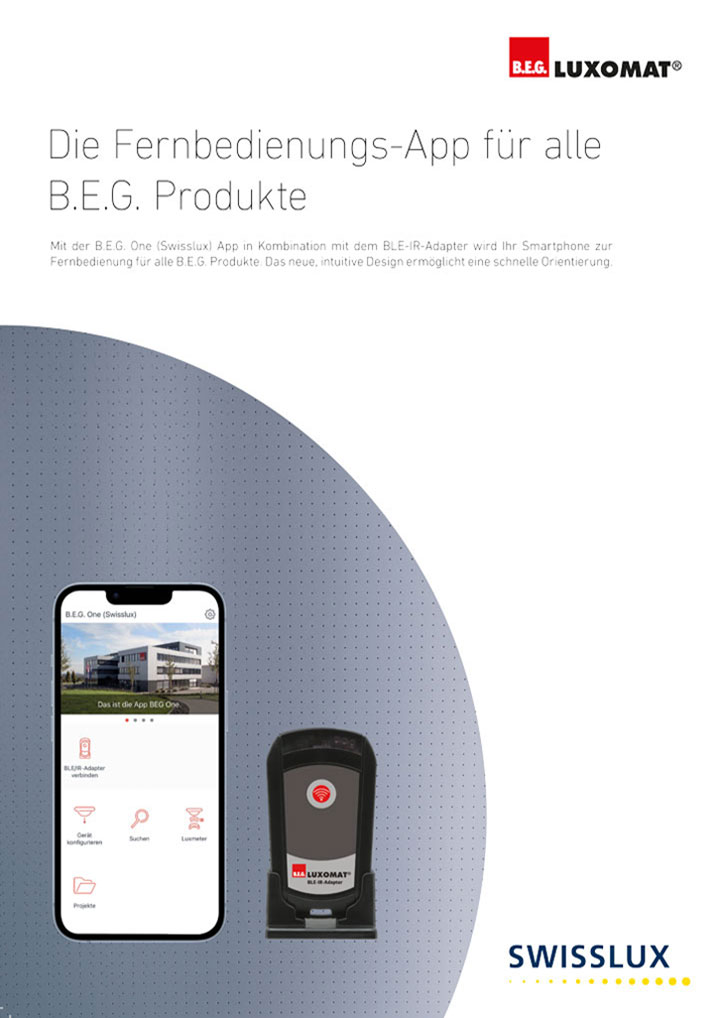 Die Fernbedienungs-App für alle B.E.G. Produkte
