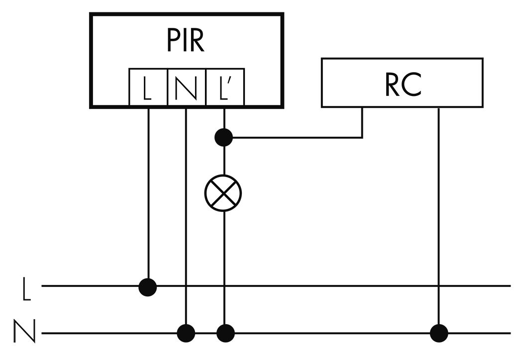 RC-Plus next N: Normalbetrieb mit RC-Glied