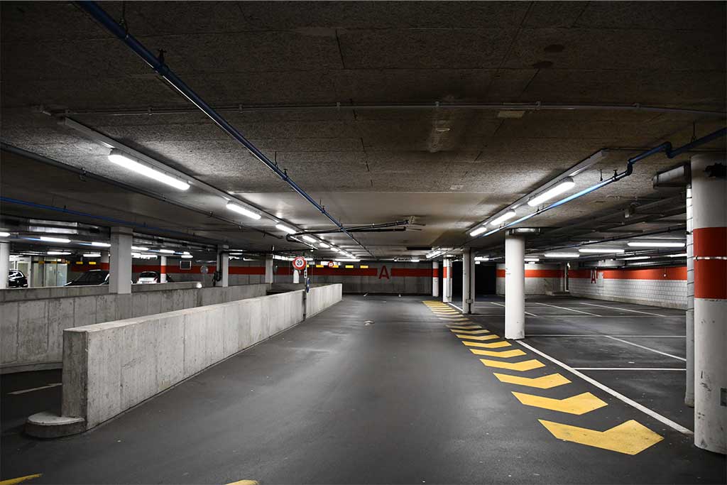 TRIVALITE Retrofit in un parcheggio sotterraneo